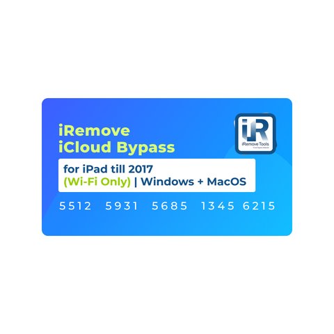 iRemove iCloud Bypass for iPad till 2017 Wifi Only | Windows + MacOS