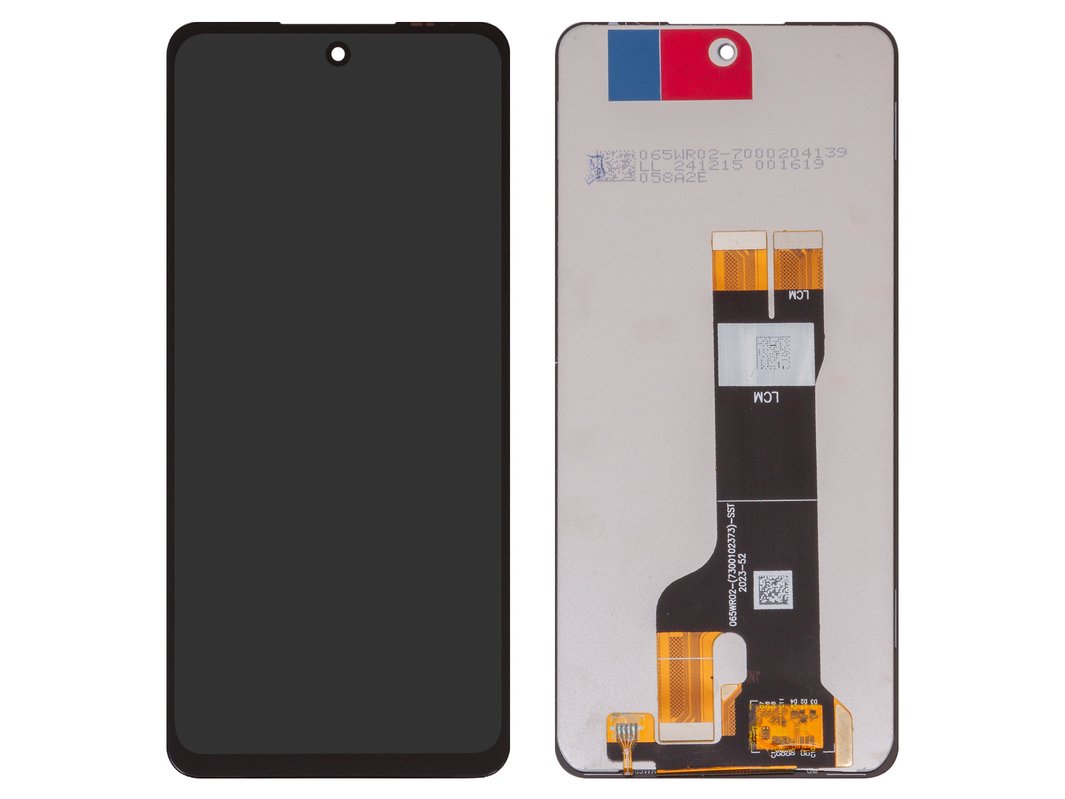 LCD compatible with ZTE Blade A75 5G, Nubia Focus, (black, without