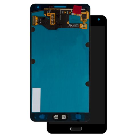 Pantalla LCD puede usarse con Samsung A700 Galaxy A7, negro, azul, sin marco, Original PRC , original glass