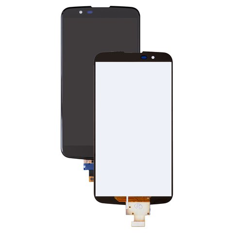 Pantalla LCD puede usarse con LG K10TV K410TV, K10TV K430TV, negro, sin marco, Original PRC , con microchip