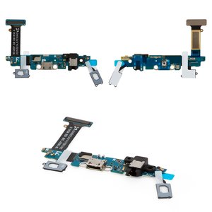 Cable flex puede usarse con Samsung G920F Galaxy S6, del conector de carga, del conector de auriculares, con componentes