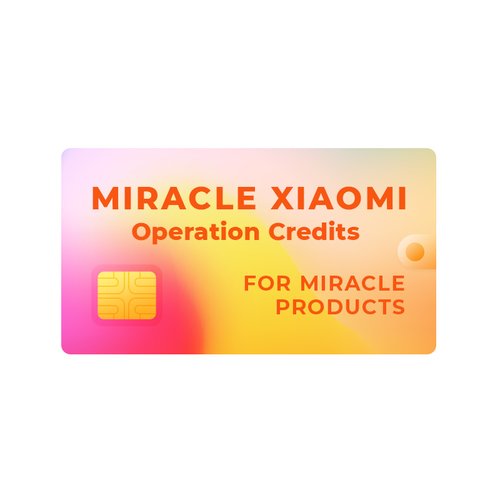 Créditos Miracle Xiaomi (únicamente para propietarios de dongles Miracle)