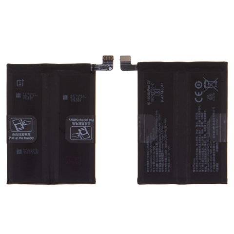 Batería BLP829 puede usarse con OnePlus 9, Li Polymer, 7,74 V, 4500 mAh, Original PRC