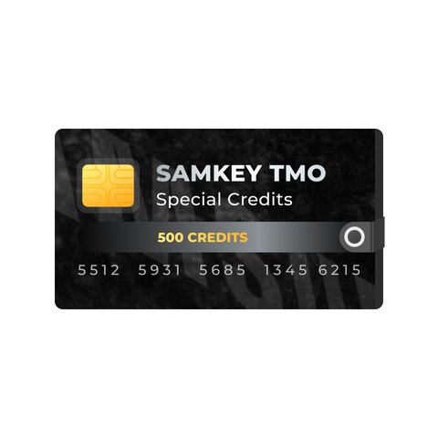 Créditos especiales Samkey TMO 500 créditos 