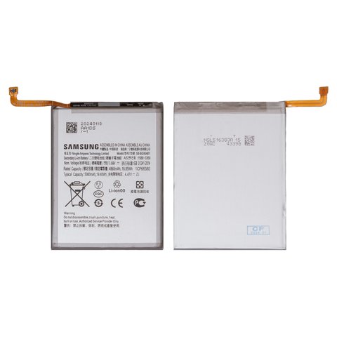 Batería EB BA245ABY puede usarse con Samsung A245 Galaxy A24, Li ion, 3.88 V, 5000 mAh, Original PRC 