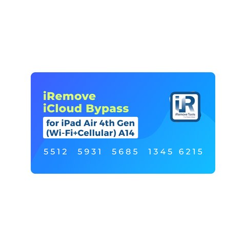 iRemove iCloud Bypass para iPad Air 4th Gen Wi Fi+Cellular A14