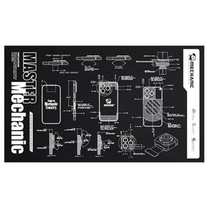 Alfombrilla aislante Mechanic V77, resistente al calor, resistente a las manchas, 600 mm, 350 mm