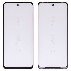 Vidrio de carcasa G+OCA PRO puede usarse con Motorola Moto G14 PAYF0010IN, Moto G54, Moto G54 Power, con película OCA, negro