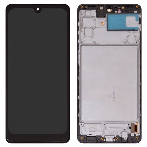 Pantalla LCD puede usarse con Samsung M515 Galaxy M51, negro, con marco, High Copy, con borde ancho, OLED