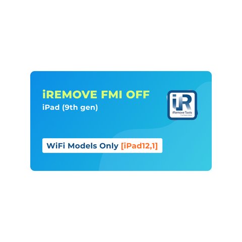 iRemove FMI OFF iPad 9th gen  solamente modelos WiFi [iPad12,1]