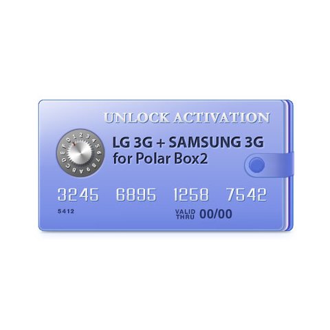 Активация LG 3G+Samsung 3G LIC1  для Polar Box