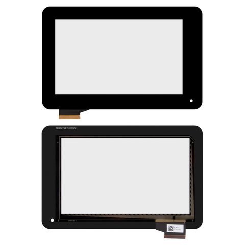 Сенсорний екран для Acer Iconia Tab B1 710, Iconia Tab B1 711, чорний, #T070GFF08 V0