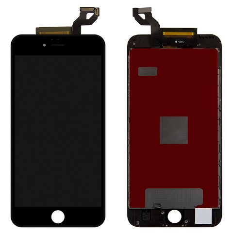 Дисплей для мобільного телефону Apple iPhone 6S Plus, чорний, із сенсорним екраном