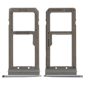 Держатель SIM карты для Samsung G930F Galaxy S7, черный