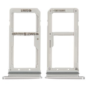 Держатель SIM карты для Samsung G930FD Galaxy S7 Duos, черный