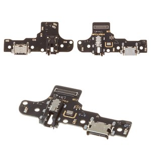 Шлейф для Samsung A215 Galaxy A21, коннектора зарядки, High Copy, плата зарядки