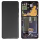Дисплей для Samsung G988 Galaxy S20 Ultra, черный, с рамкой, Original (PRC), cosmic black