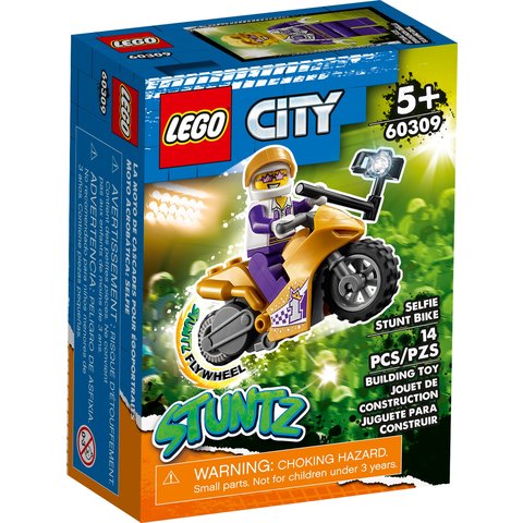 Конструктор LEGO City Селфі на каскадерському мотоциклі 60309 