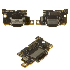 Шлейф для Xiaomi Poco F3, мікрофона, конектора зарядки, Original PRC , плата зарядки