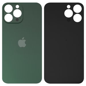 Задняя панель корпуса для iPhone 13 Pro Max, зеленая, нужно снять стекло камеры, alpine Green, small hole