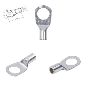 Наконечник SC6 8, 8 мм, кільцевий, мідний, луджений, 6 мм²