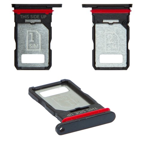 Тримач SIM карти для Motorola Edge 40 Neo, чорний, black beauty