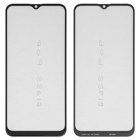 Скло корпуса G+OCA PRO для Tecno Spark 6 Go KE5, KE5J , Spark Go 2020 ; Infinix Hot 10 Lite, з ОСА плівкою, чорне