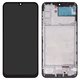 Дисплей для Samsung A245 Galaxy A24, черный, с рамкой, Сopy, (TFT)