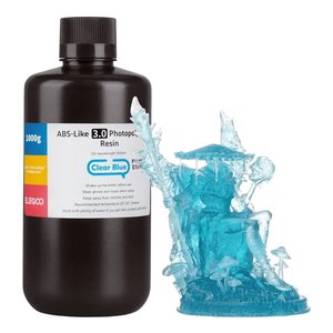 Фотополимерная смола для 3D принтера ELEGOO ABS образная 3.0, Clear Blue, 1 кг