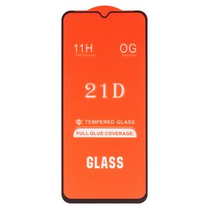 Защитное стекло для Samsung A125F Galaxy A12, A135 Galaxy A13, M135 Galaxy M13, совместимо с чехлом, Full Glue, без упаковки , черный