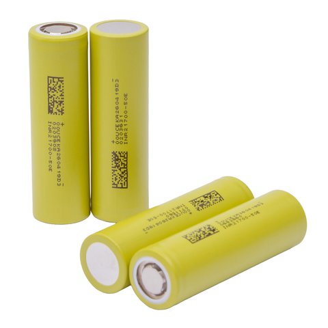 Акумулятор 21700 Dmegc INR21700 50E, 5000 мАг, 3,7 В, Li ion, 15A 3C 