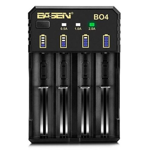 Зарядное устройство Basen BO 4, для Li ion, Ni Cd, Ni MH аккумуляторов, вход 5V 2A
