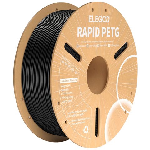 Филамент ELEGOO RAPID PETG, черный black , 1 кг