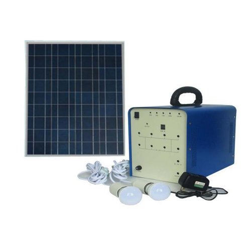 DC Portable Solar Power System, 100 W, 12 V 50 Ah, Poly 18 V 100 W