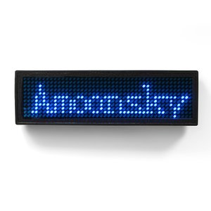 Portanombres LED (92 x 27 x 7 mm, azul) Portanombres LED (92 x 27 x 7 mm, azul)
